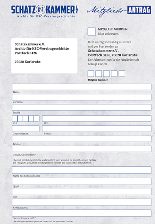 Mitgliedsantrag herunterladen